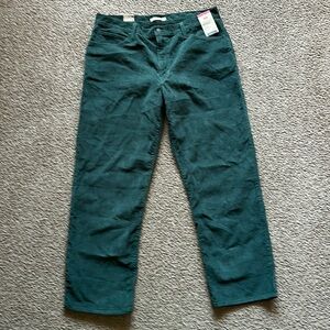 Women’s Levi’s Hunter Green Corduroy ‘94 Baggy pants